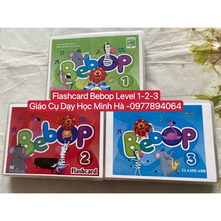 Flashcards Tiếng Anh mầm non Bebop Level 1-2-3