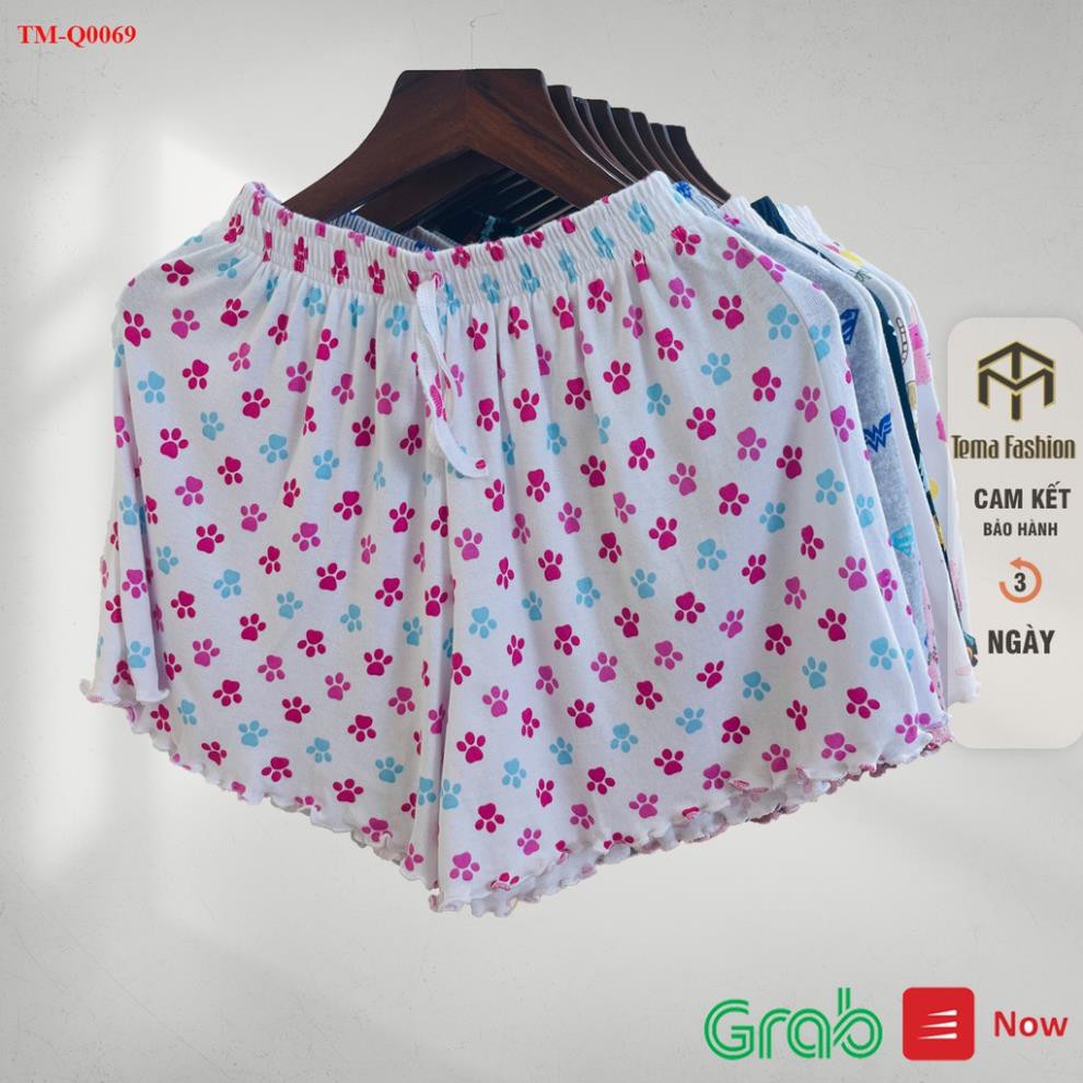 [Mã FAMAYWA giảm 10K đơn 50K] Quần short nữ TEMA - Quần sooc nữ cạp chun chất cotton mát mịn nhiều màu siêu xinh