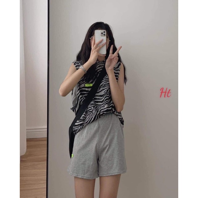 Bộ tanktop da beo vằn HT12