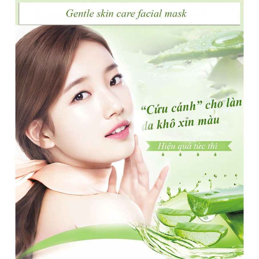 Mặt nạ giấy dưỡng trắng da sạch mụn Images chiết xuất lô hộ i mask nội địa Trung