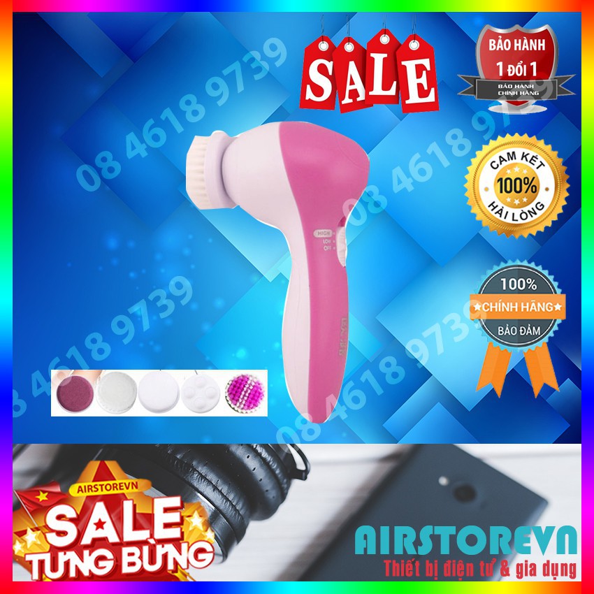 Máy massage mặt 5 trong 1 AE-8782- Bảo hành 1 đổi 1 trong vòng 14 ngày