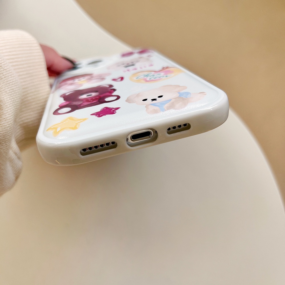 ốp iphone mô hình búp bê dễ thương TPu Silicone Case Điện thoại iPhone 11 Pro Max X Xr Xs 7 8 14 Plus Se 2020 12 pro max 13 mini