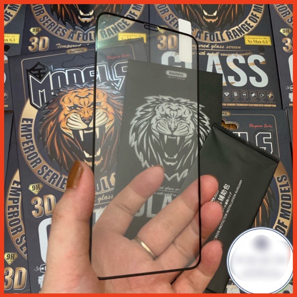 FULL MÀN REMAXKính cường lực siêu mỏng 3d iPHONE 6 6S 7 8 SE / PLUS X XS XR / 11 12 / MINI / PRO / MAX 0.3mm gl 45