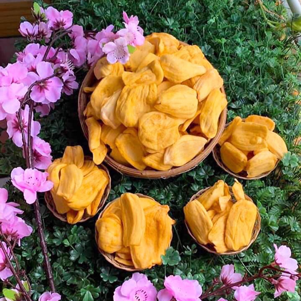 Mít sấy khô giòn đà lạt nguyên cánh hàng xuất khẩu