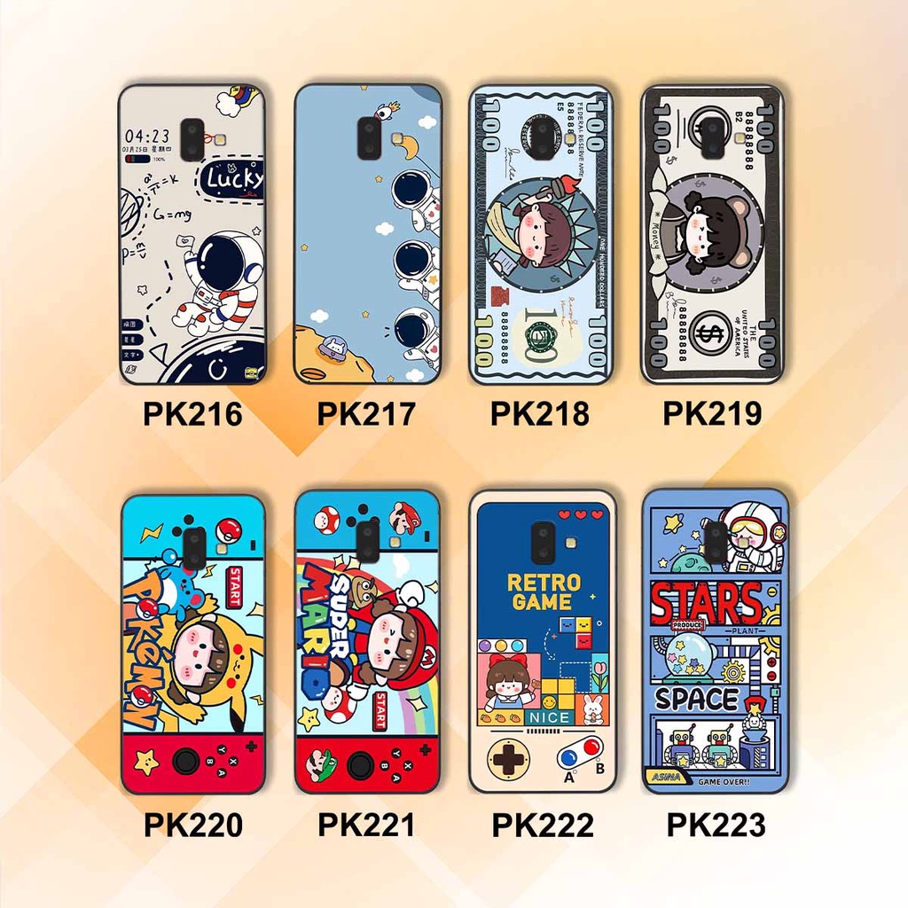 Ốp lưng Samsung J6 2018 / J6 Plus hình phi hành gia, roro jump, điện tử dễ thương - Giá rẻ tốt nhất