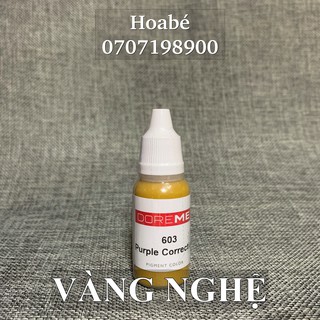 [Chính hãng] mực doreme 603 xử lý trổ tím - vàng nghệ