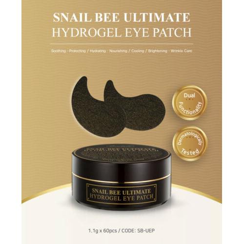 BENTON (Hàng Mới Về) Hộp 60 Miếng Mặt Nạ Mắt Tinh Chất Ốc Sên 1.1g / [BENTON] Snail Bee Ultimate Hydrogel Eye Patch 1.1g*60pcs