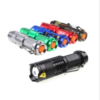 Đèn pin LED Q5 đèn pin xe đạp zoom mini siêu sáng