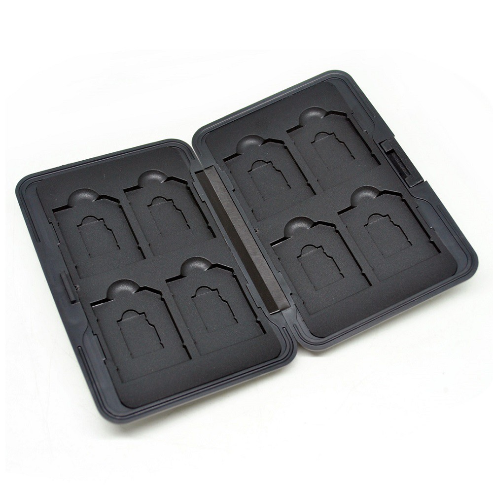 Hộp Kim Loại Đựng Thẻ Nhớ 8 Ngăn Ốp | BigBuy360 - bigbuy360.vn