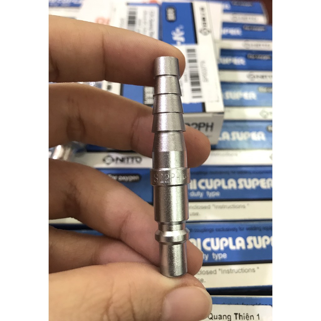 Khớp nối nhanh inox Nitto Nhật S22SH + S22PH