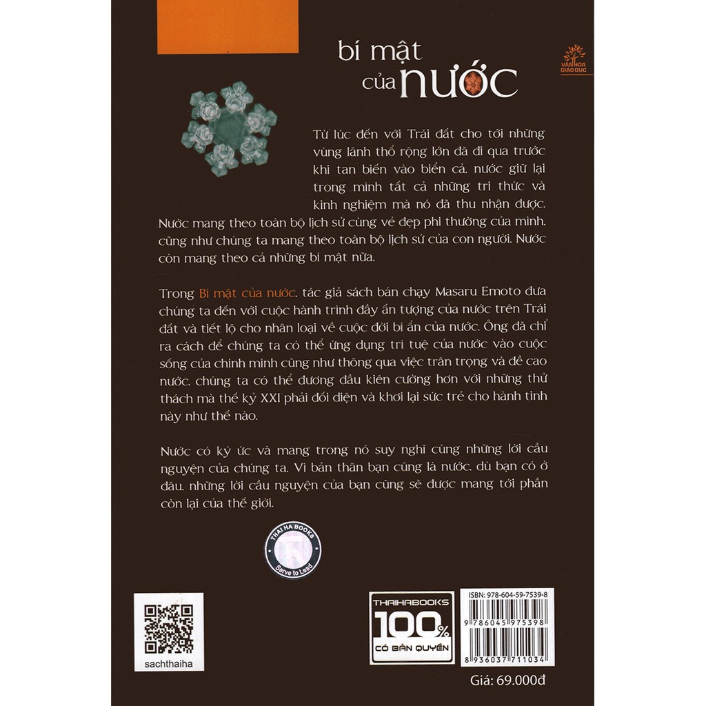 Sách - Bí mật của nước - Masaru Emoto