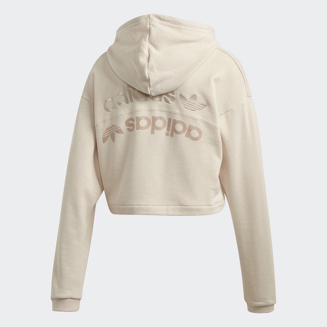 Áo hoodie croptop Adidas