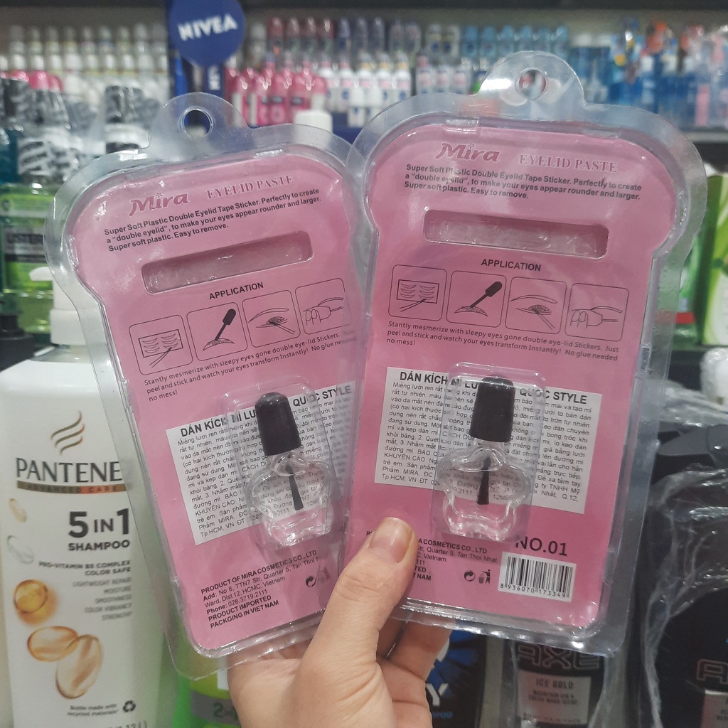 Miếng Dán Kích Mí Dạng Lưới Hàn Quốc Mira Eyelid Paste