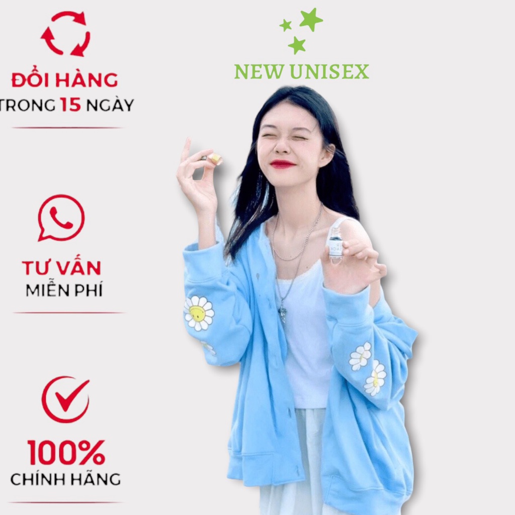Áo Khoác Nỉ Cadigan Bomber Ulzzang Áo khoác hoodie Cadigan Hoa cúc form rộng Unisex chống nắng siêu tốt TP [NewUnisex]