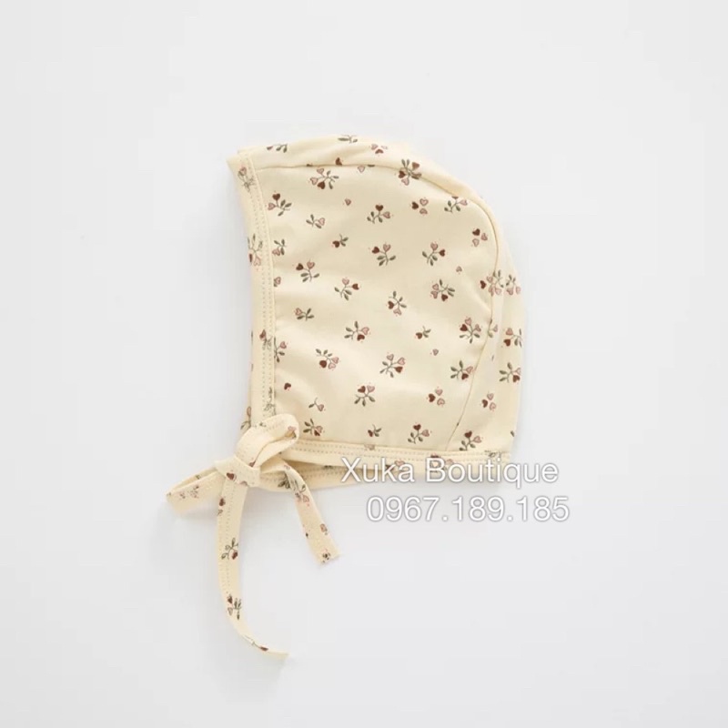 Mũ Tròn Cotton Cho Bé 0-2 Tuổi Style Hàn Quốc Thu Đông Hoạ Tiết Dễ Thương Cực Đẹp