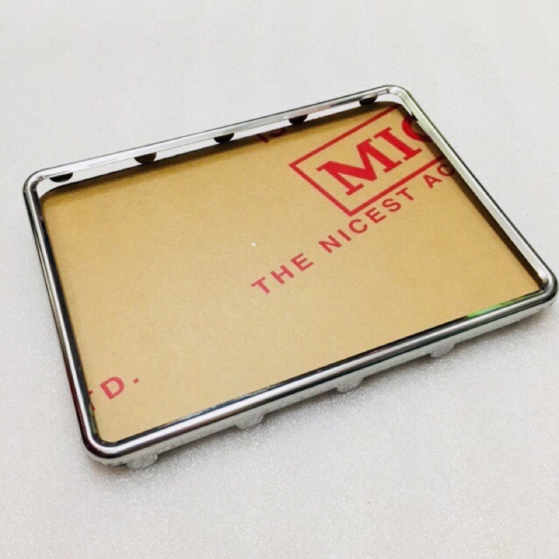 Bộ Biển Số Xe Máy Inox + Meka Kính chống Nước Hàng Đẹp