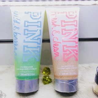 [Hàng Mỹ xách tay] 💥 Sữa tắm tẩy tế bào chết 2 in 1 Victoria Secret Pink 300ml của Mỹ 💥