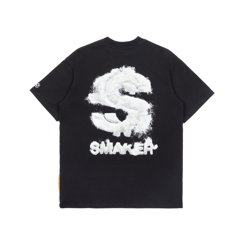 Áo thun cotton nam nữ Unisex form rộng tay lỡ, local brand chính hãng - "SAIGON SNOW" TEE IN BLACK