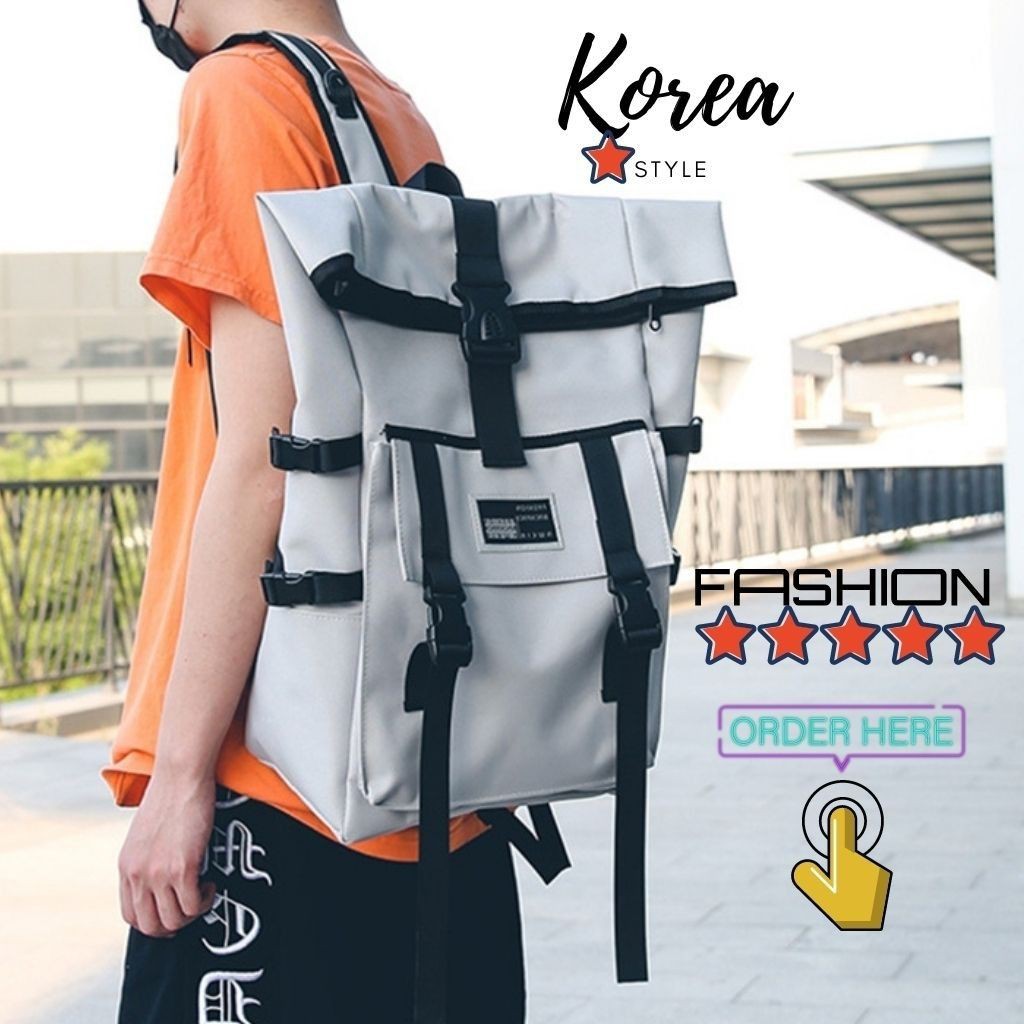 Balo Nam Nữ Thời Trang Đi Học Đi CHơi Ulzzang Basic Có Ngăn Đựng Laptop - Balo Du Lịch