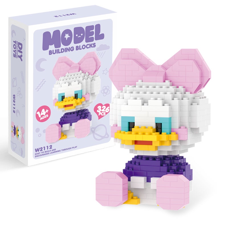 Đồ chơi lắp ráp mô hình động vật 3D thu nhỏ dễ thương