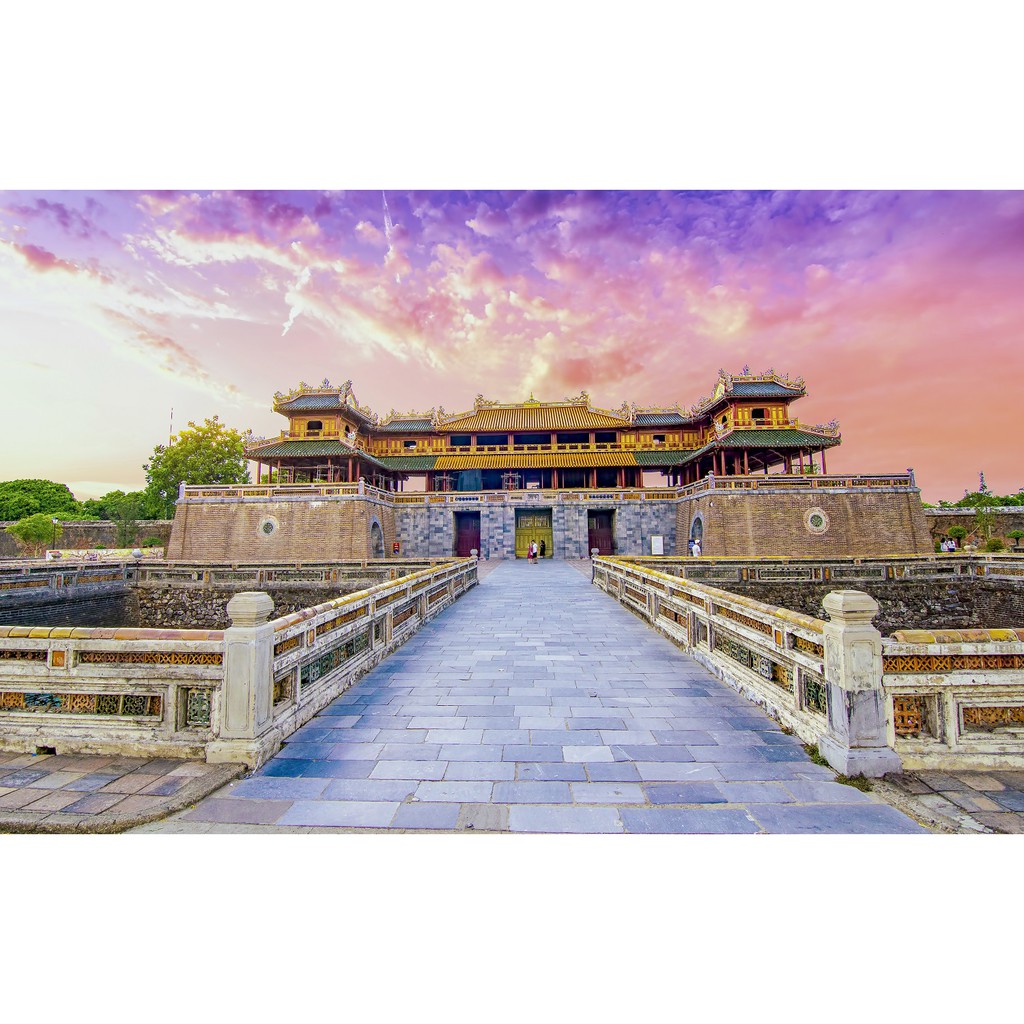 Bộ tranh xếp hình cao cấp 1000 mảnh 50x80cm – Cố Đô Huế