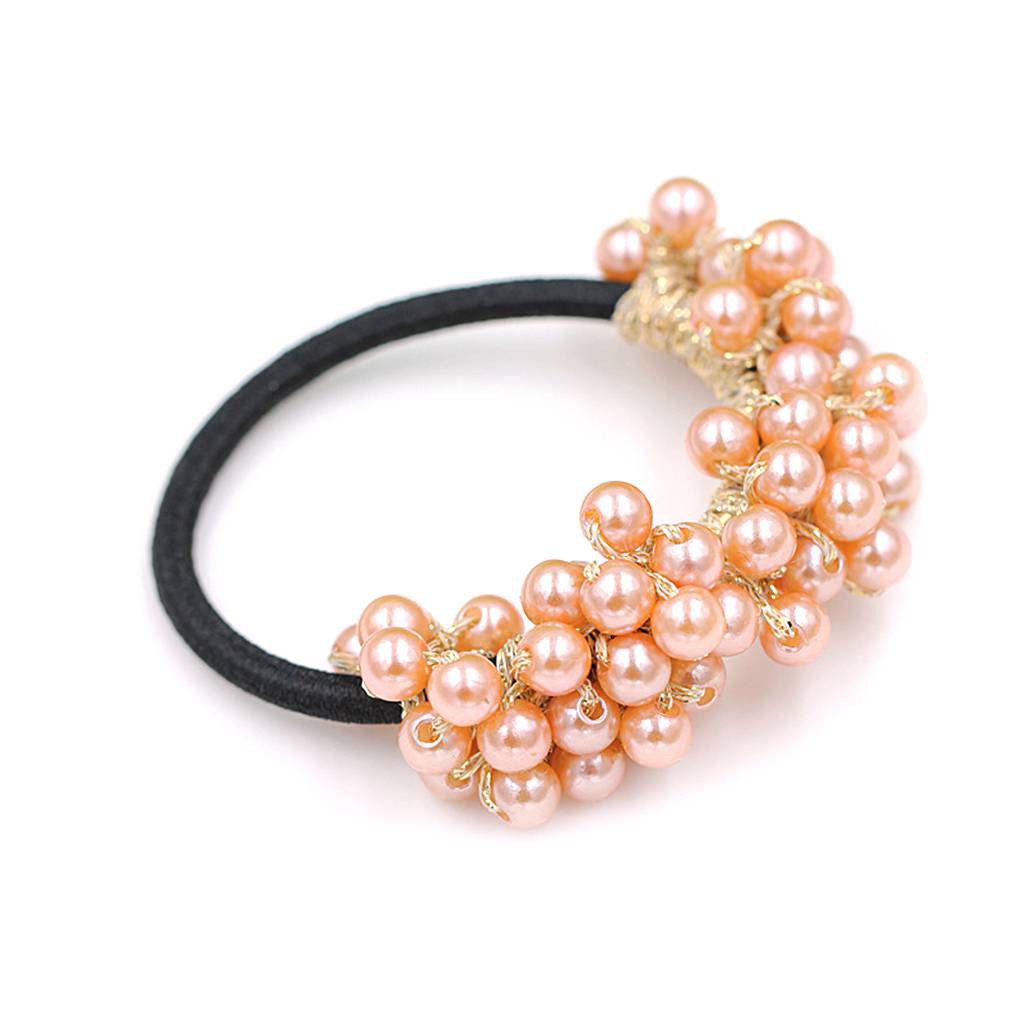 Dây buộc tóc đính hạt phong cách vintage