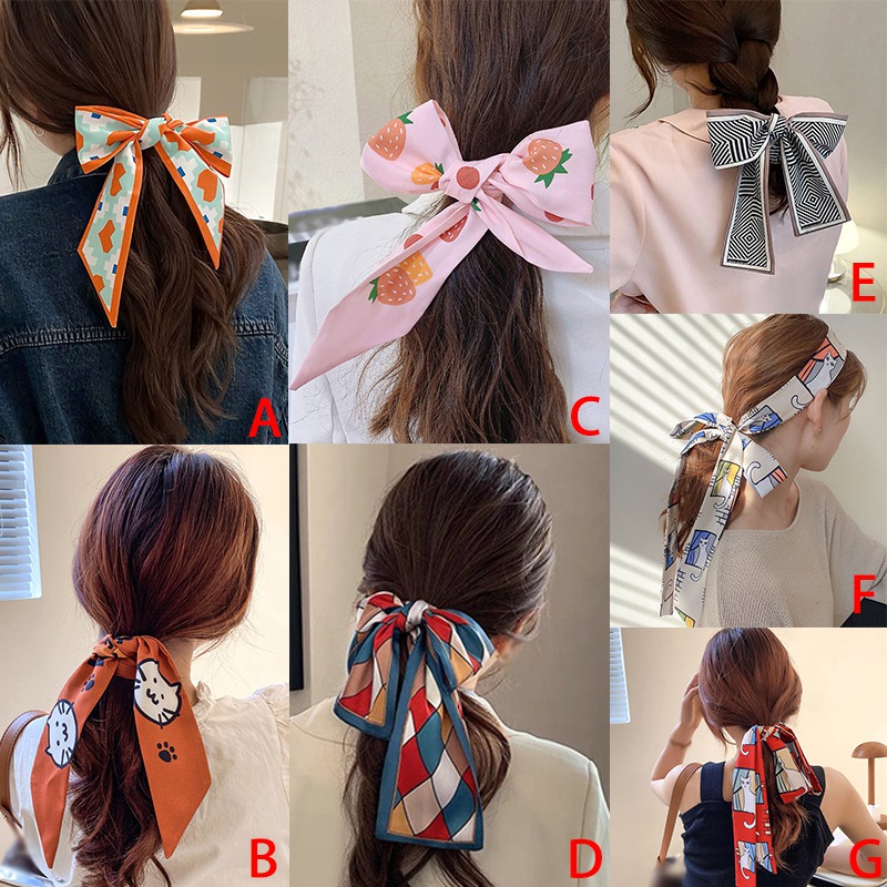 Dây buộc tóc thắt nơ xinh xắn thời trang dành cho nữ