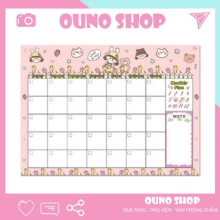 Thời khóa biểu size giấy a4 - ouno shop