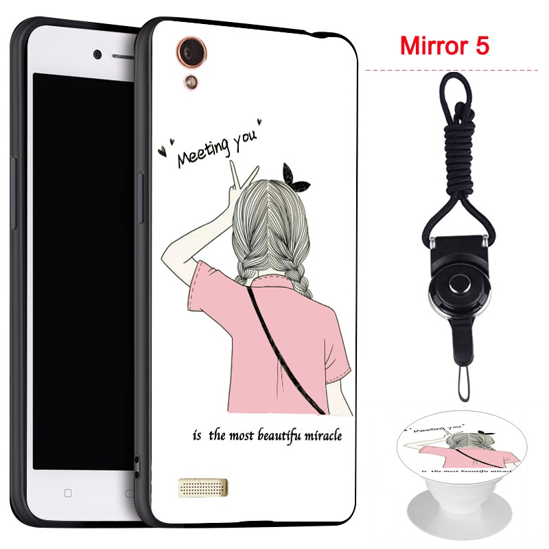 Ốp Lưng Tráng Gương In Hình Hoạt Hình Đáng Yêu Cho Oppo Mirror 5/r1201