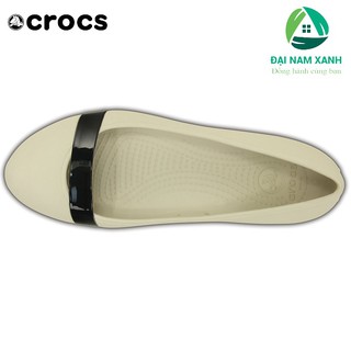 Giày Bệt Nữ Crocs Brynn Flat (màu White)