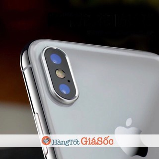 [FREESHIP 99K TOÀN QUỐC] Ốp Viền bảo vệ Camera iPhone X (vòng kim loại camera, hangtotgiasoc)