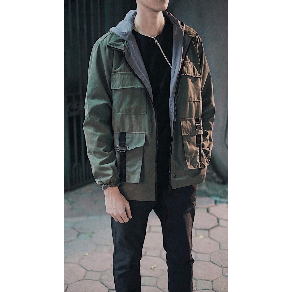 Áo khoác kaki lót dù chất vải xịn, dày dặn, bao đẹp, hình thật  (KKTGD) | BigBuy360 - bigbuy360.vn