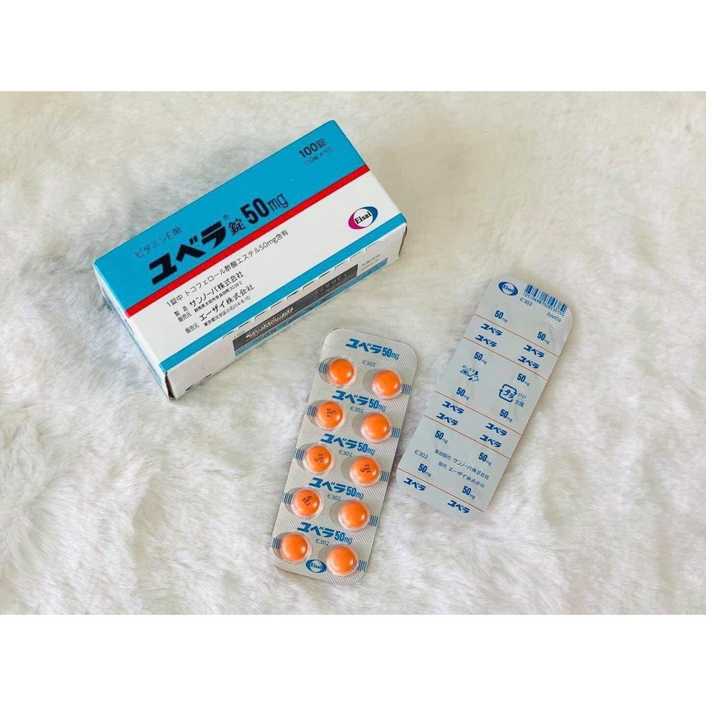 Viên uống bổ sung Vitamin E Eisai 50mg 100 viên