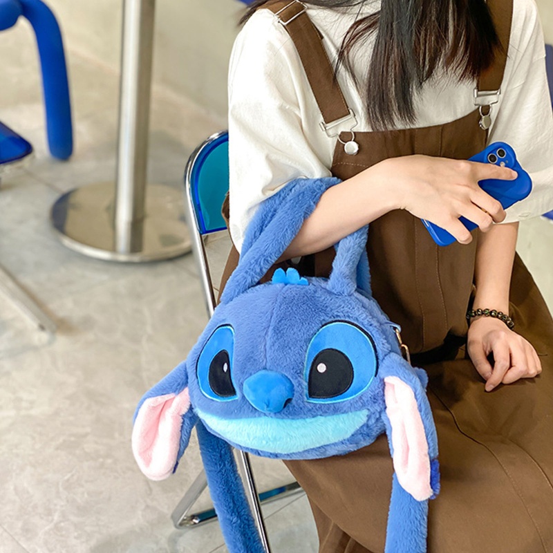 Túi Đeo Chéo Hình Thú Hoạt Hình Nhồi Bông Dễ Thương Cho Bé Gái
