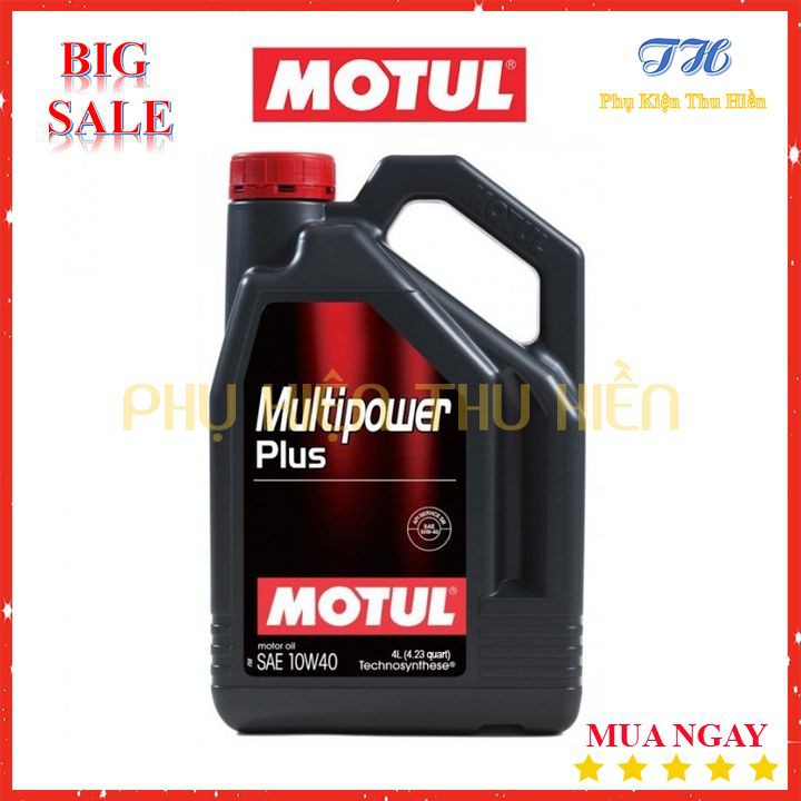 Dầu Nhớt Xe Hơi Oto Motul Multipower Plus 10W40 C4B4 API SP   - 4L