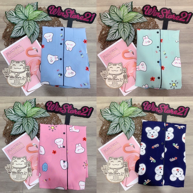 (BigSize Lụa Hàn) Đồ Bộ Pijama Lụa Hàn TNQD_ 60kg đến 75kg