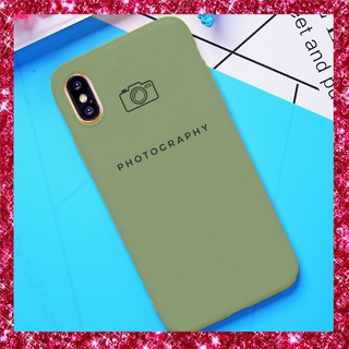 ⚡freeship toàn quốc từ 50k⚡ ốp lưng photography 8 màu - chống sốc, chống va đập cho iphone