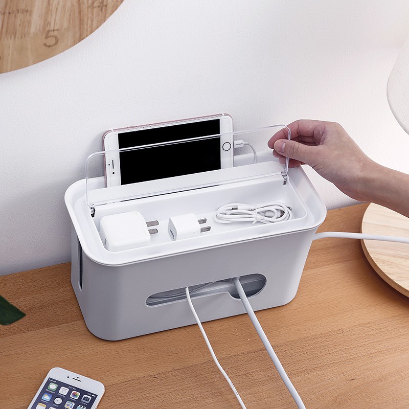 Hộp Nhựa Đựng Ổ Cắm Điện Chống Bụi Tiện Dụng