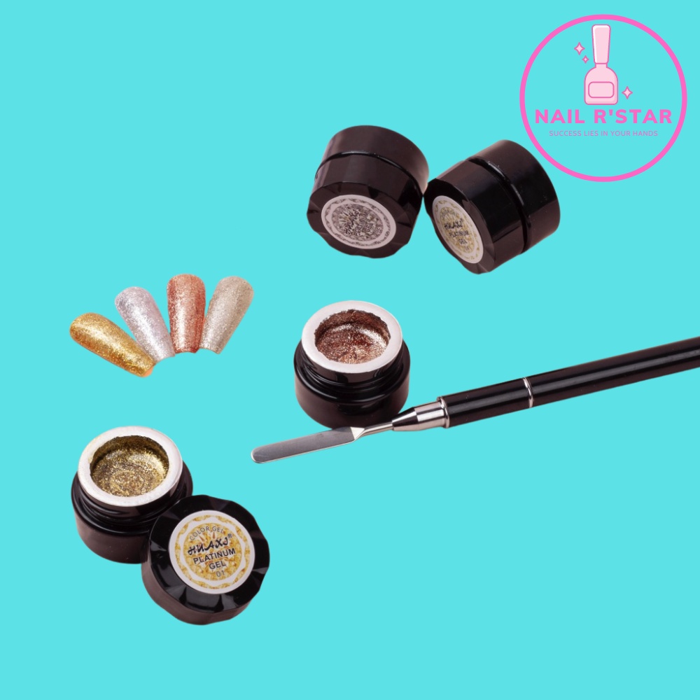 Gel nhũ Huaxi Platinum chính hãng - Gel nhũ nail vẽ móng chuyên dụng  NAIL R’STAR