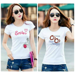 Combo 2 áo thun nữ ngắn tay hàng Quảng Châu cực chất