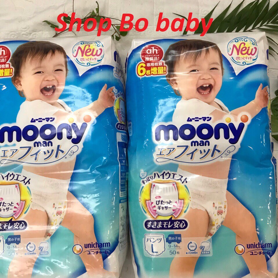 [CỘNG MIẾNG] Tã bỉm Dán/Quần MOONY THƯỜNG/MOONY CỘNG MIẾNG Nội Địa Nhật đủ size Nb90/S84/M64/L54/M58/L44/XL38