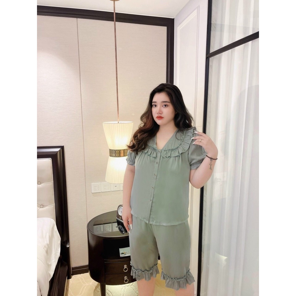 Bộ ngủ bèo cổ BÉO DESIGN Bigsize 55kg đến 95kg