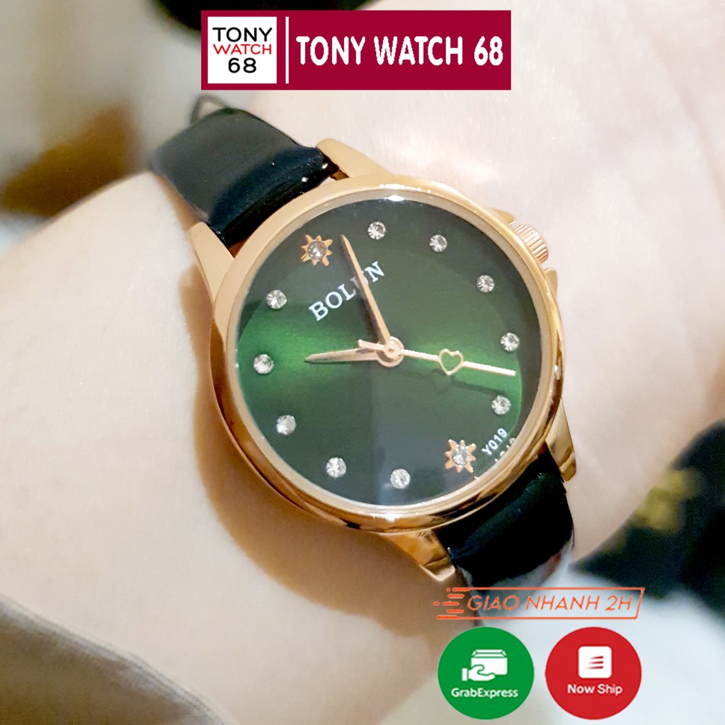  Đồng hồ nữ Bolun dây da mặt nhỏ đẹp số ngọc chống nước chính hãng Tony Watch 68 | WebRaoVat - webraovat.net.vn