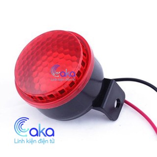 Còi hú 12V 6 chế độ có đèn nháy âm thanh lớn
