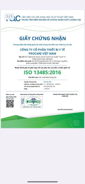 1 hộp khẩu trang PROCARE  / 50 chiếc | BigBuy360 - bigbuy360.vn