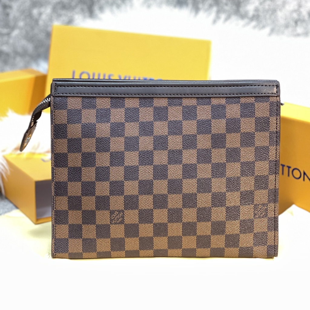 Ví Lv Cầm Tay Bản To chất da thật fullbox