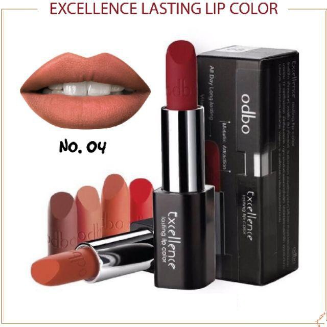 FREESHIP TOÀN QUỐC 50K - Son ODBO Thỏi Nam Châm Đen Exellence Lasting Lip Color OD543