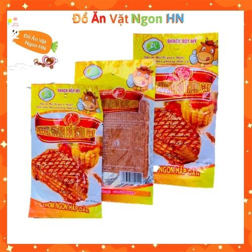 10 Gói Snack Hương Bò Thơm Cay Đồ Ăn Vặt Cổng Trường Cực Hot Giá Rẻ