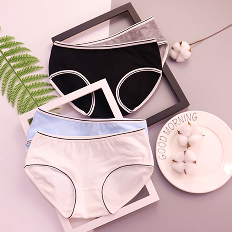 Quần Lót Cotton Thoáng Khí Với Thiết Kế Trơn Màu Xinh Xắn Dành Cho Nữ | BigBuy360 - bigbuy360.vn