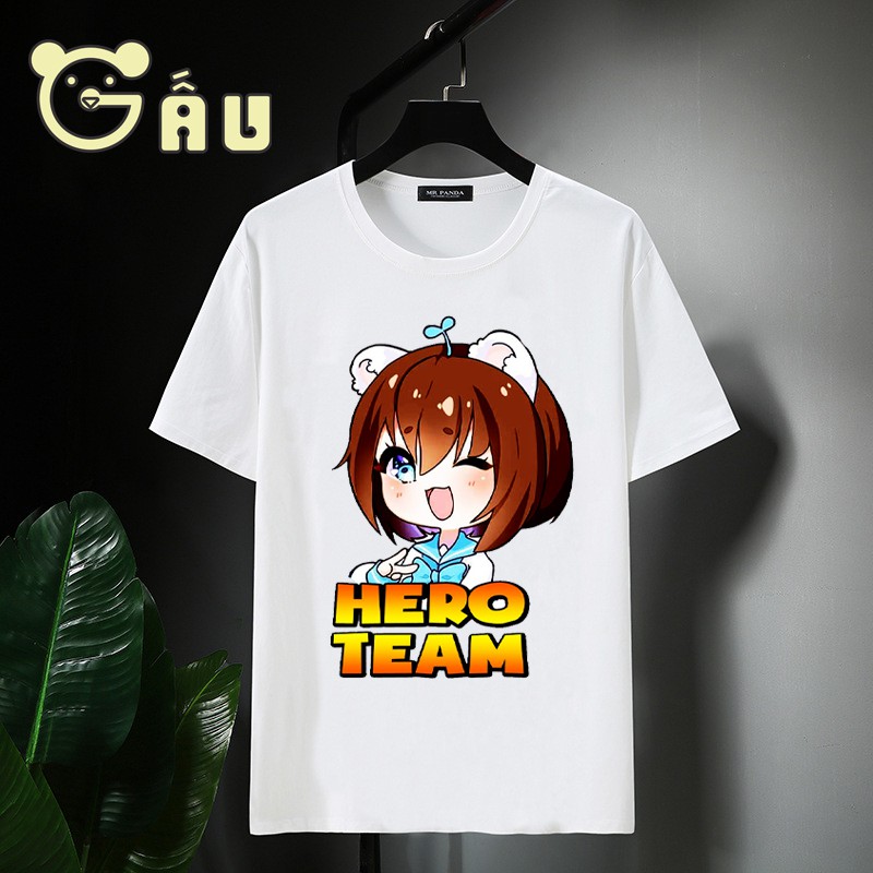 Áo Thun Simmy Siêu Dễ Thương | Áo Hero Team SIMMY cho bé gái - Shop anh hàng xóm tốt bụng